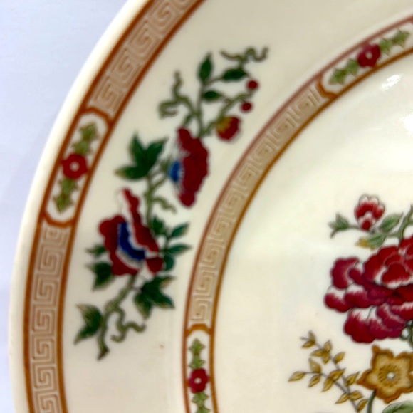 Set of 3 Syracuse China Old Ivory Shangha 9” Plate. Made in USA. A2434. - Picture 4 of 7